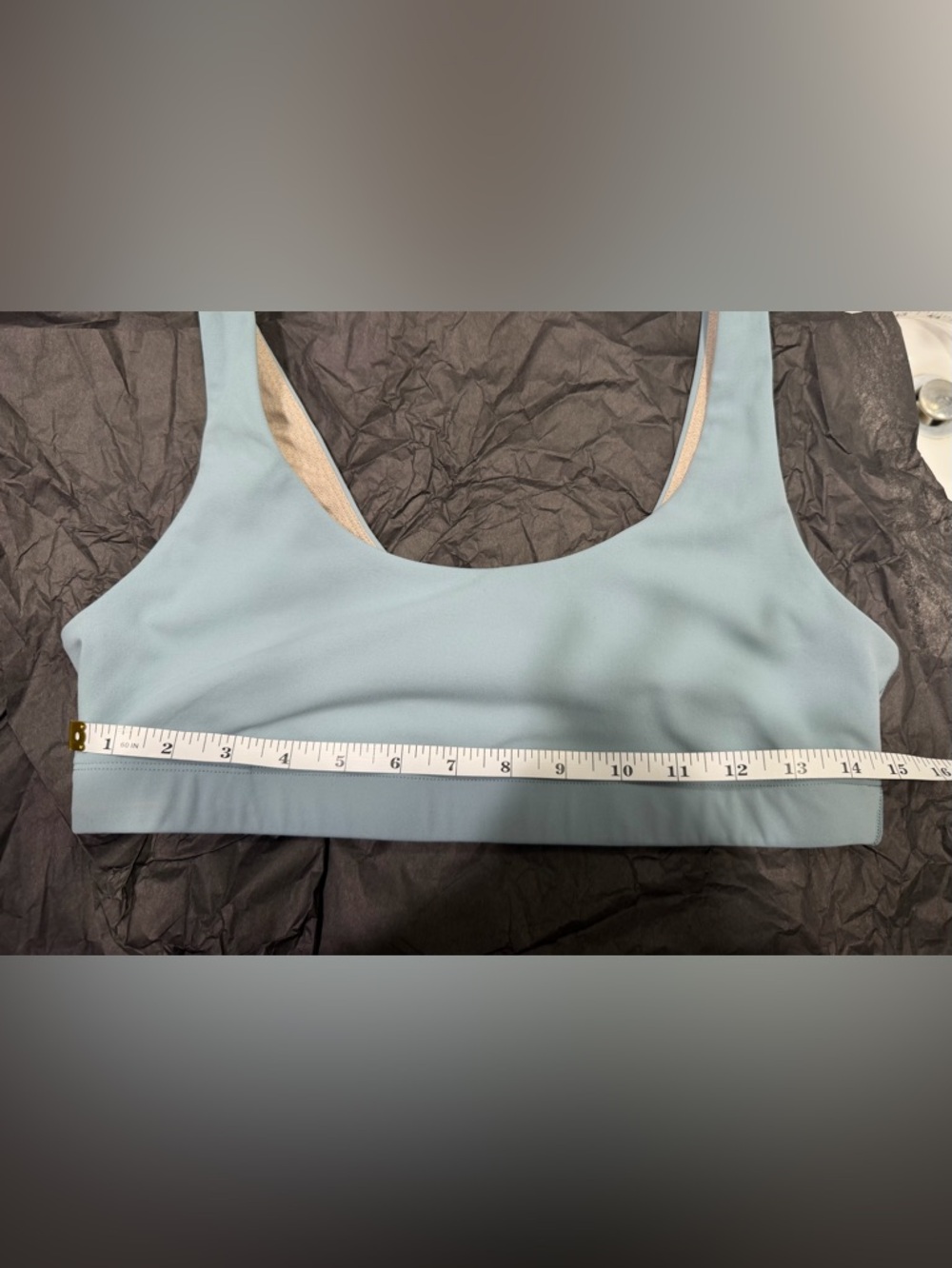 Vuori Powder Blue Scoop Sports Bralette